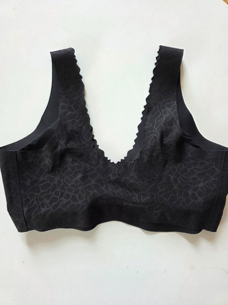 Sloggi Zero Feel Lace Bralette Black – Seamless Wireless Bra – Size 2XL