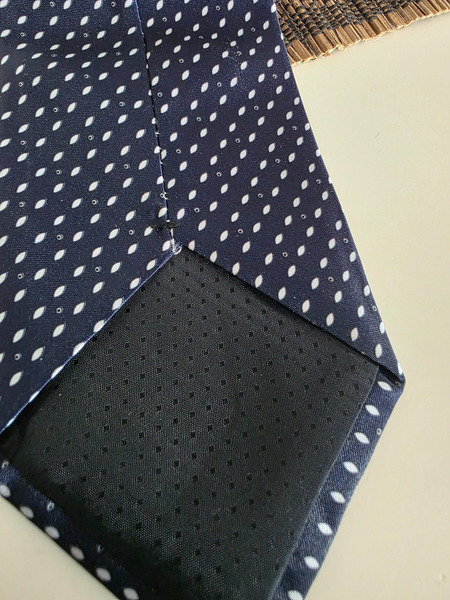 Elegant Navy Blue Patterned Tie – Classic Business Style - 4