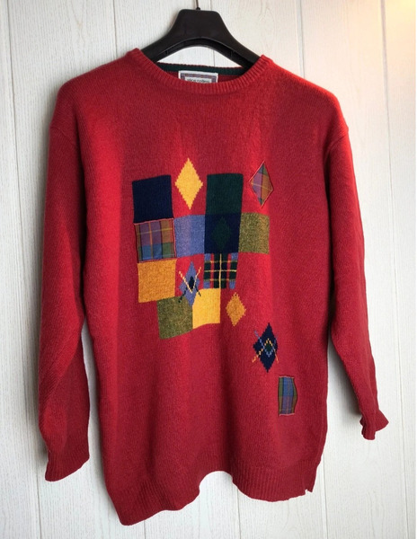 Vintage Alice Collins 100% Lambswool Sweater – Size M