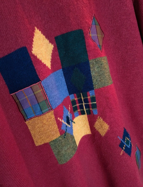 Vintage Alice Collins 100% Lambswool Sweater – Size M - 3
