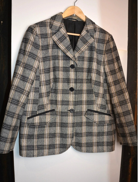 Vintage CHICC Wool Blend Blazer Size 42 (XL) - 3