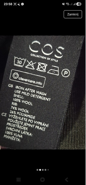 COS 100% Wool Sweater – Size M - 5