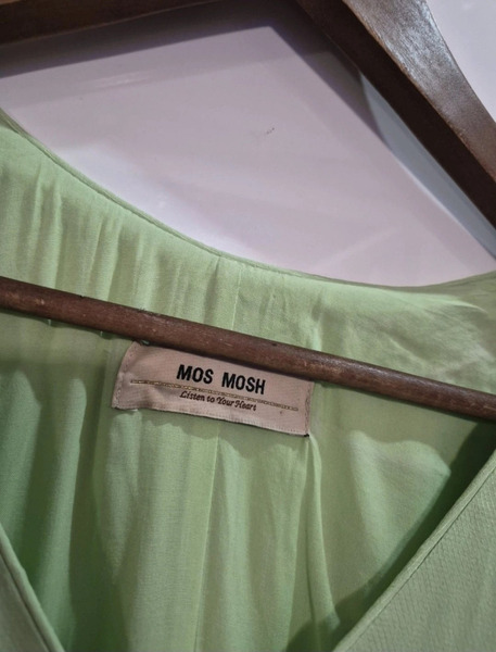 Mos Mosh Pistachio Green Dress with Belt – Size XL - 6
