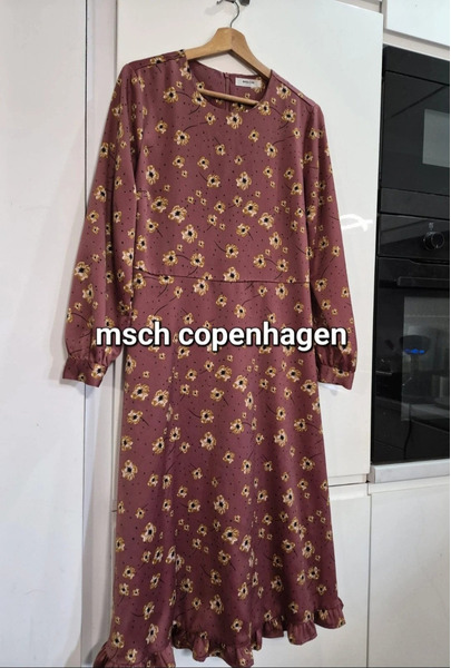MSCH Copenhagen Floral Midi Dress S/M – Premium Quality