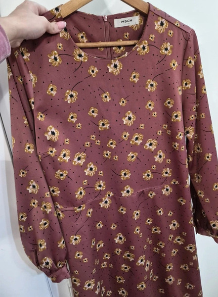 MSCH Copenhagen Floral Midi Dress S/M – Premium Quality - 8