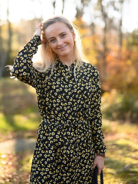 MSCH Copenhagen Amber Opulla Dress AOP 100% Viscose M - 2