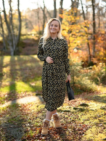 MSCH Copenhagen Amber Opulla Dress AOP 100% Viscose M - 7
