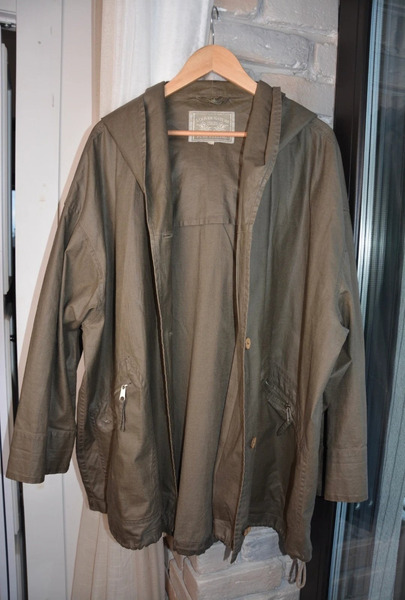 s.Oliver Nature vaxborin hör- og bómullarjakki – Oversize M (hentar allt að 3XL)