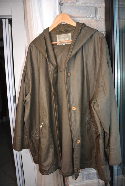 s.Oliver Nature vaxborin hör- og bómullarjakki – Oversize M (hentar allt að 3XL) - 2
