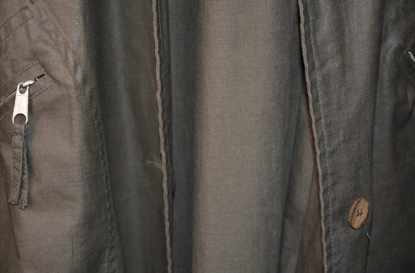 s.Oliver Nature vaxborin hör- og bómullarjakki – Oversize M (hentar allt að 3XL) - 8