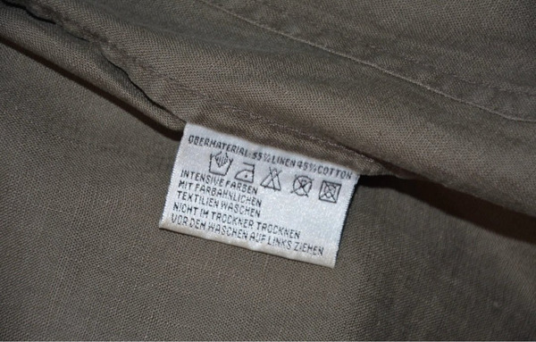 s.Oliver Nature vaxborin hör- og bómullarjakki – Oversize M (hentar allt að 3XL) - 9