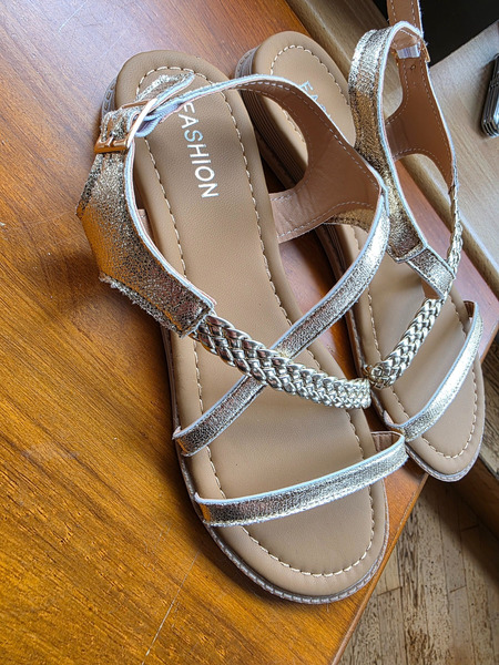 New Silver Sandals – Size 40 - 2