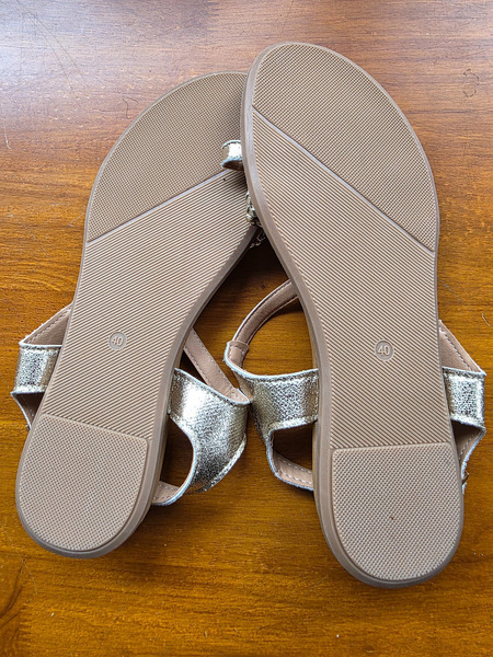 New Silver Sandals – Size 40 - 3