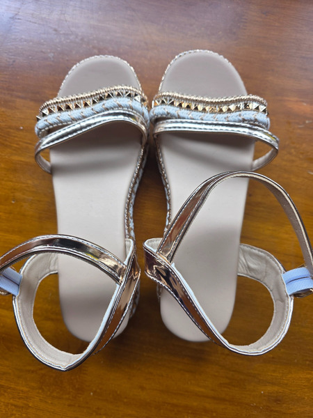 Rose Gold Summer Sandals – Size 36