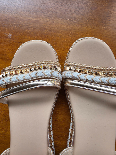 Rose Gold Summer Sandals – Size 36 - 2