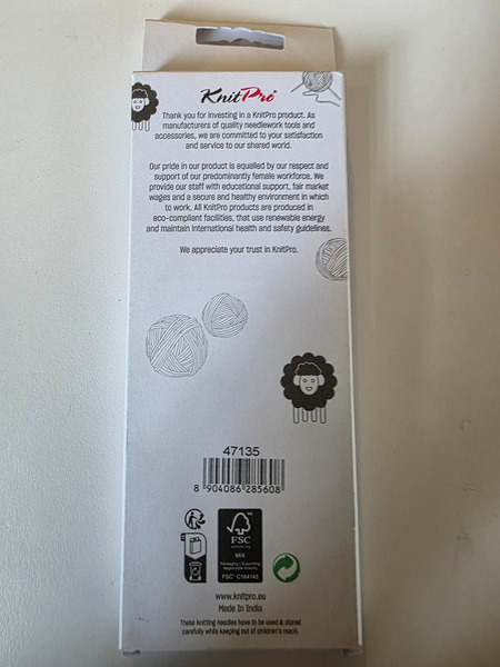 KnitPro Zing Fixed Circular Needles 7.0 mm – 80 cm - 3