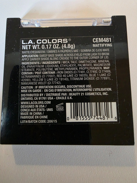 L.A. Colors Augnskuggapalletta með Möttum Litum – CEM481 - 2