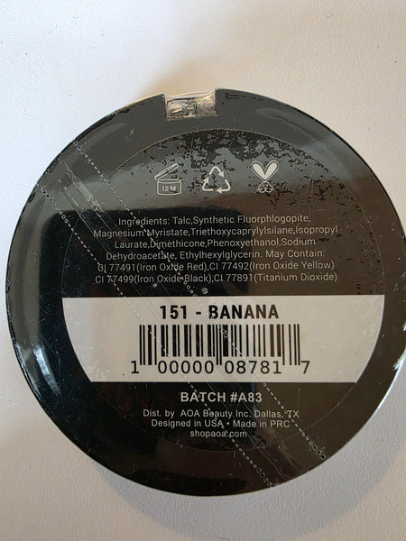 AOA Studio Mattandi Pressað Púður – Banana 151 - 2