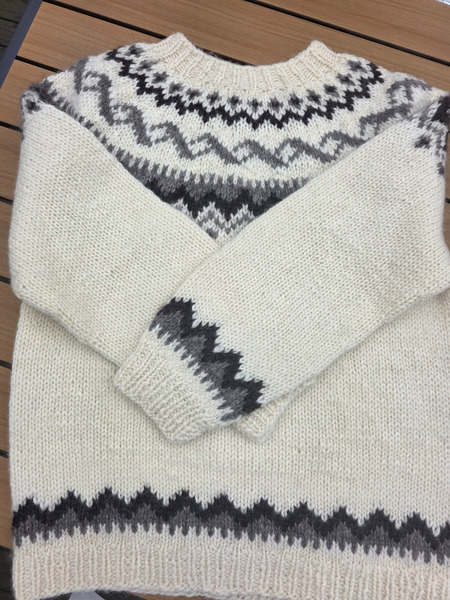 Íslensk hefðbundin lopapeysa – XL/XXL (unisex) - 5
