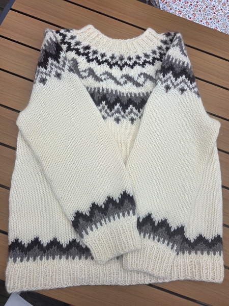 Íslensk hefðbundin lopapeysa – XL/XXL (unisex) - 6