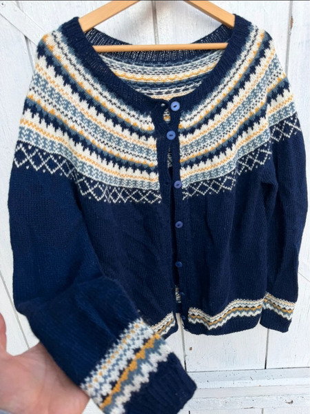 Soft Nordic Wool Cardigan – Size L