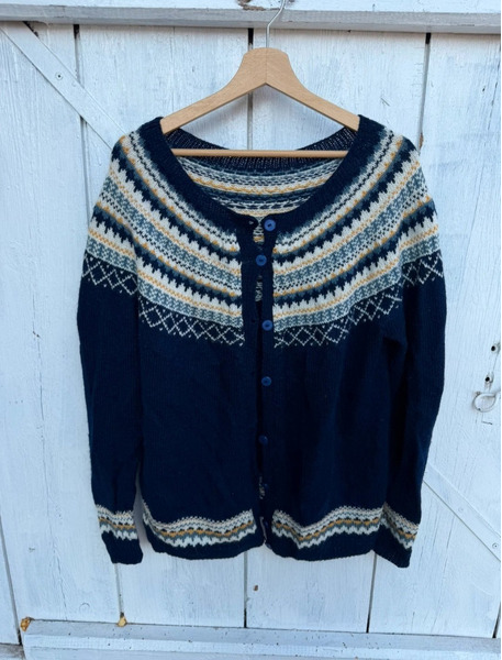 Soft Nordic Wool Cardigan – Size L - 2