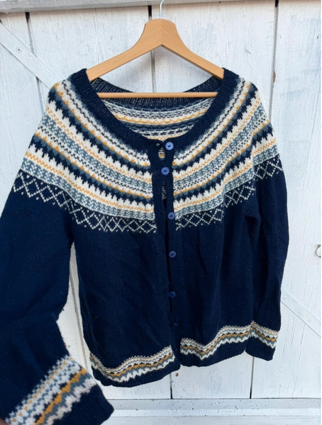 Soft Nordic Wool Cardigan – Size L - 3
