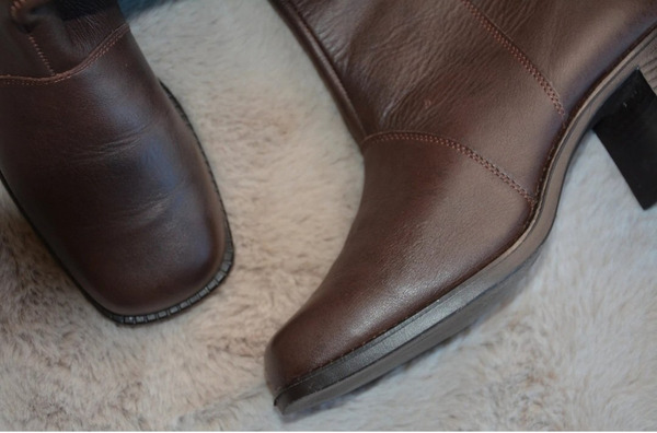 Vintage Italian Leather Knee-High Boots – Size 38 - 6