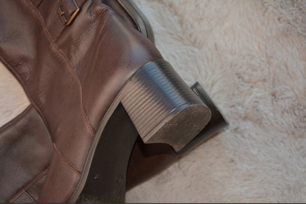 Vintage Italian Leather Knee-High Boots – Size 38 - 8