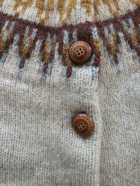 Vintage Jumperfabriken Joelle Cardigan – 100% Wool – Size M/L - 3