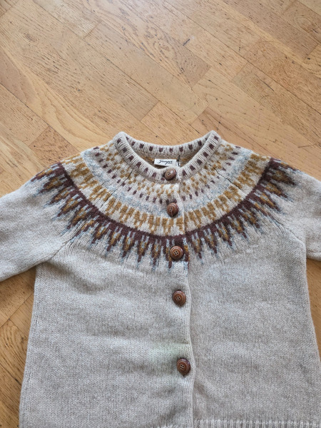 Vintage Jumperfabriken Joelle Cardigan – 100% Wool – Size M/L - 4