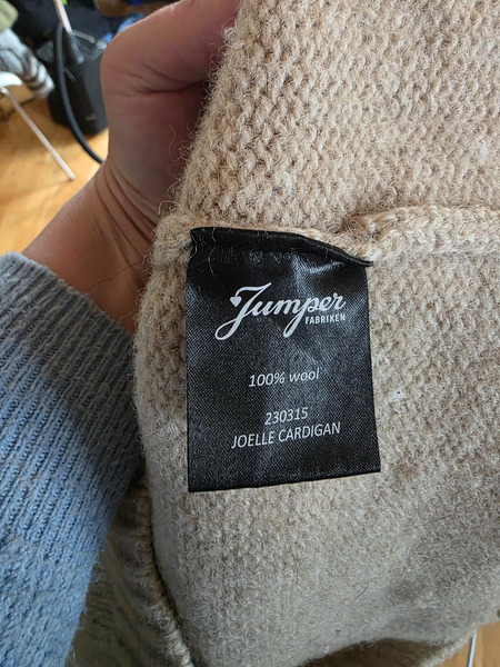 Vintage Jumperfabriken Joelle Cardigan – 100% Wool – Size M/L - 7
