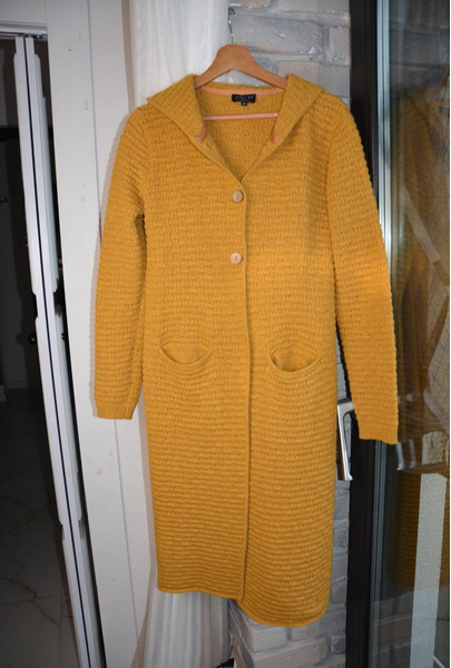 Zilch Merino Wool & Baby Alpaca Hooded Cardigan – Size M - 3