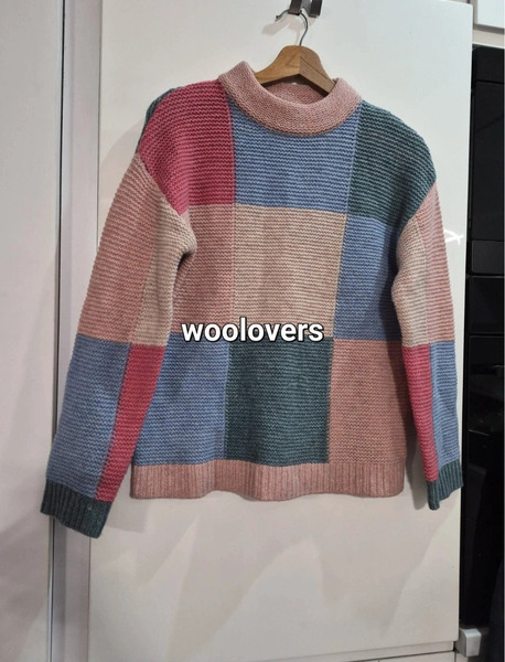 WoolOvers Pure New Wool Sweater – Size S/M Oversized - 2