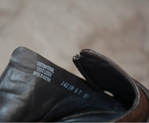 Paul Green Leather Cowboy Ankle Boots – Size 40.5 / 41 - 3