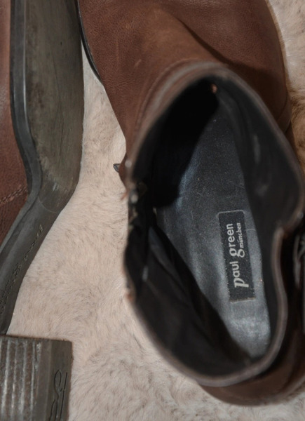 Paul Green Leather Cowboy Ankle Boots – Size 40.5 / 41 - 4