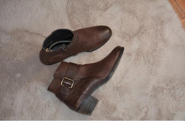 Paul Green Leather Cowboy Ankle Boots – Size 40.5 / 41 - 5