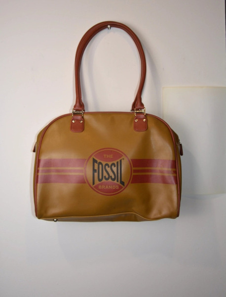 Fossil Vintage Caramel Brown Shoulder Bag - 2