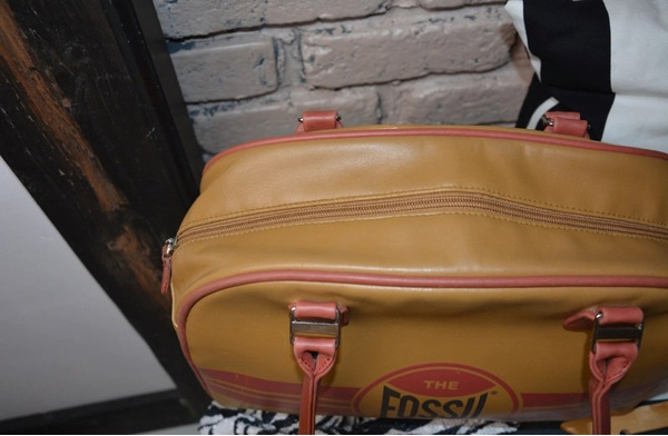 Fossil Vintage Caramel Brown Shoulder Bag - 7