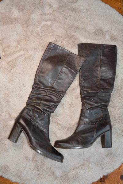Be Originals Leather Knee High Boots – Size 38