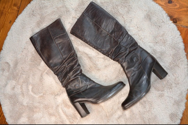 Be Originals Leather Knee High Boots – Size 38 - 2