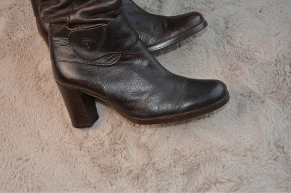 Be Originals Leather Knee High Boots – Size 38 - 6