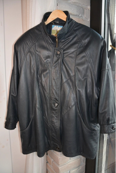 Vintage Heiden Leder Genuine Leather Jacket – Size 44 (Oversized XL/XXL) - 4