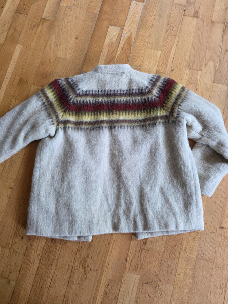 Vintage Norwegian Wool Jacket / Cardigan – Mjøfjord Veveri – L/XL - 5