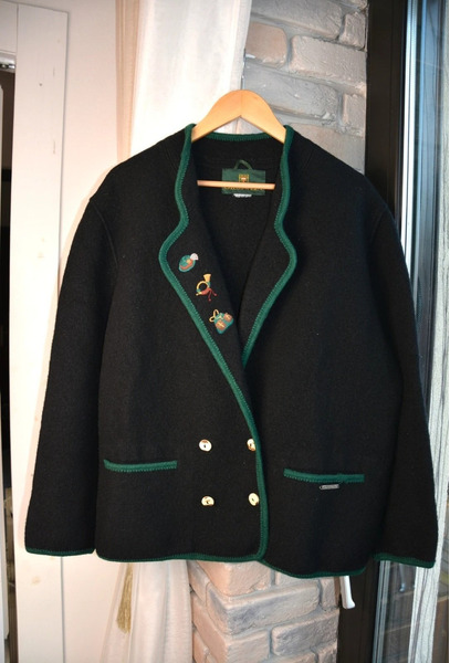 Vintage Alphorn Virgin Wool Jacket – Old Money Style - Vintera