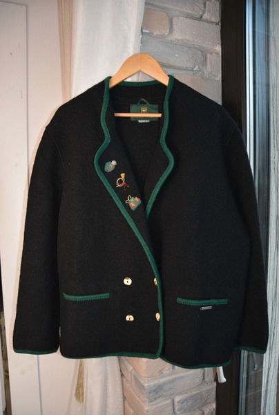 Vintage Giesswein ullarjakki úr virgin wool - 5
