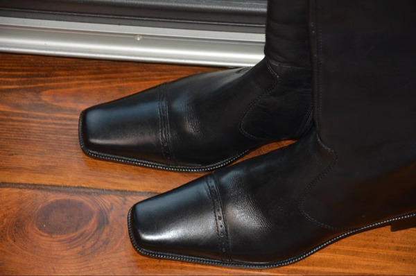 Esprit Genuine Leather Knee High Boots – Size 38 - 3