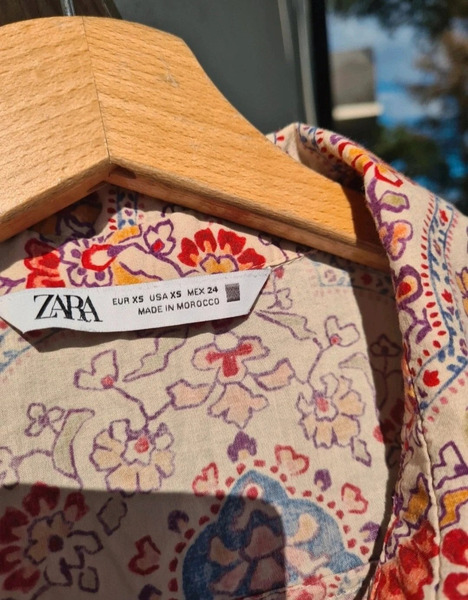ZARA boho skyrta XS/S | Létt og falleg sumarskyrta - 4