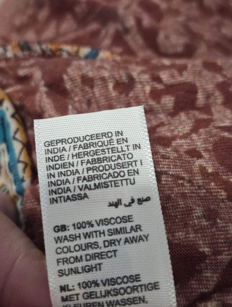 FatFace viskósupils með paisley mynstri – EU 50 - 5