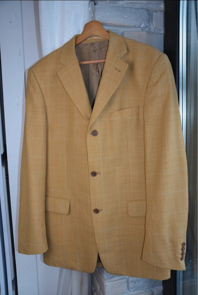 Vintage Larusso ullarjakki – 100% ull – stærð XL / 42–44 - 2